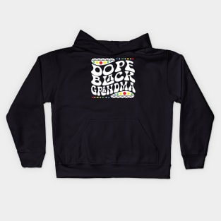 Dope Black Grandma Shirt Kids Hoodie